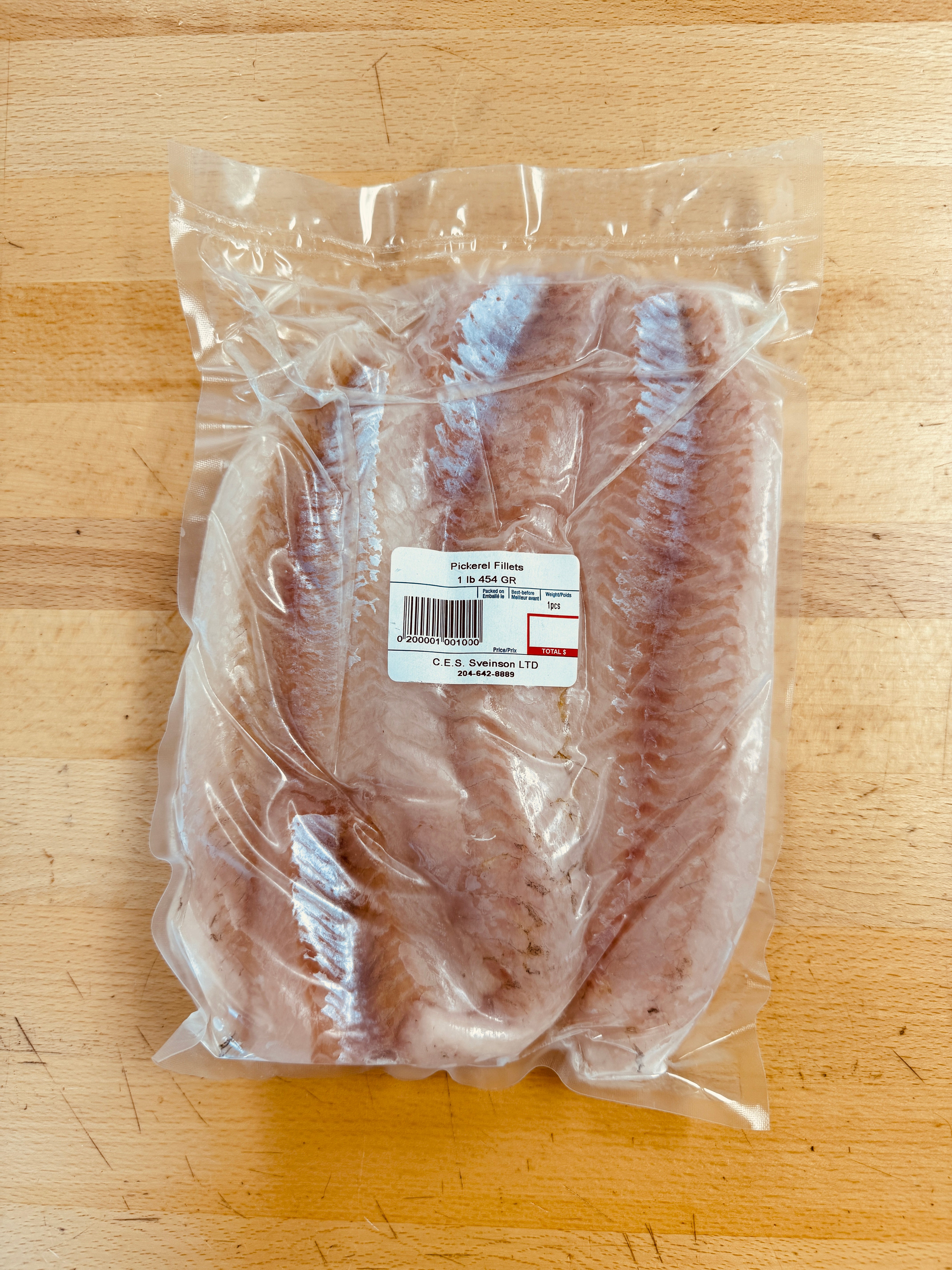 Lake Winnipeg Pickerel (Walleye) Fillets - 1 lb